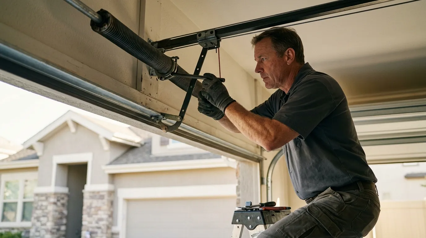 Garage Door Spring Repair for Weddington Homes in Charlotte