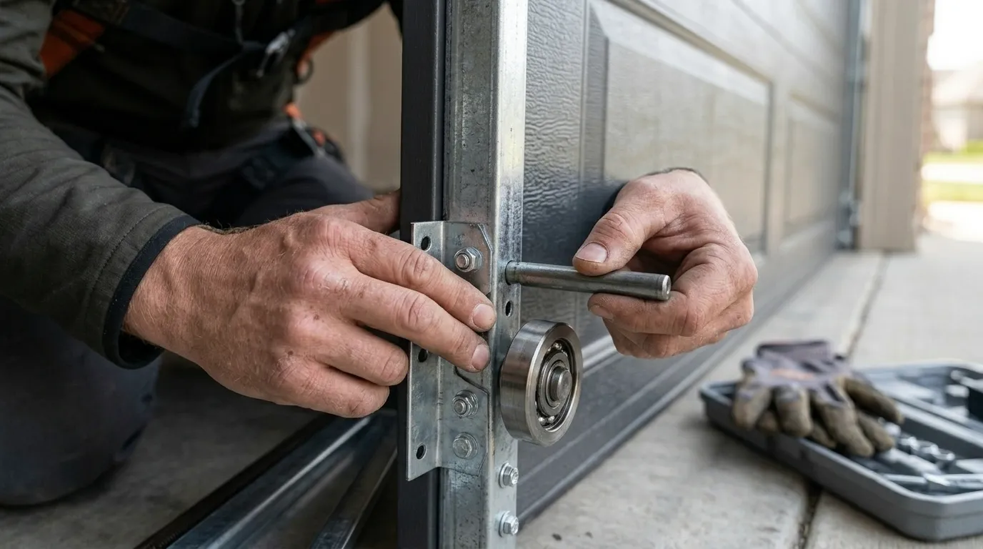 New Garage Door Installation for Indian Trail Homes in Charlotte