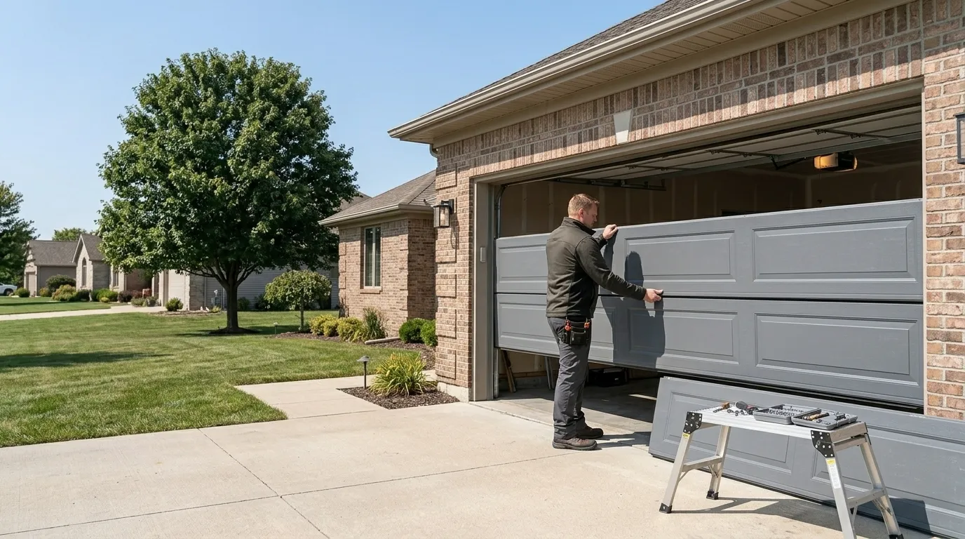 New Garage Doors for Harrisburg's Newer-Built Homes in Charlotte