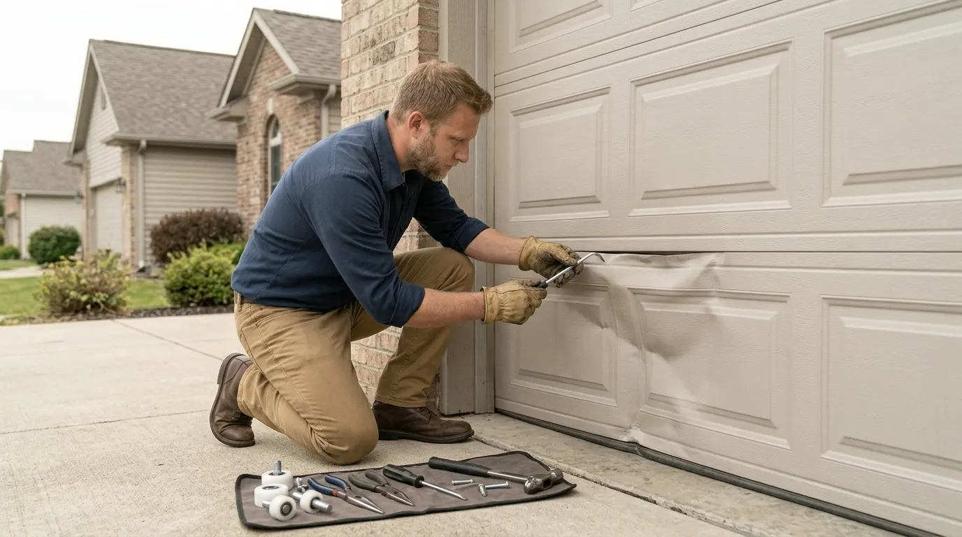 Panel Replacement for Indian Trail's Builder-Grade Steel Doors in Charlotte
