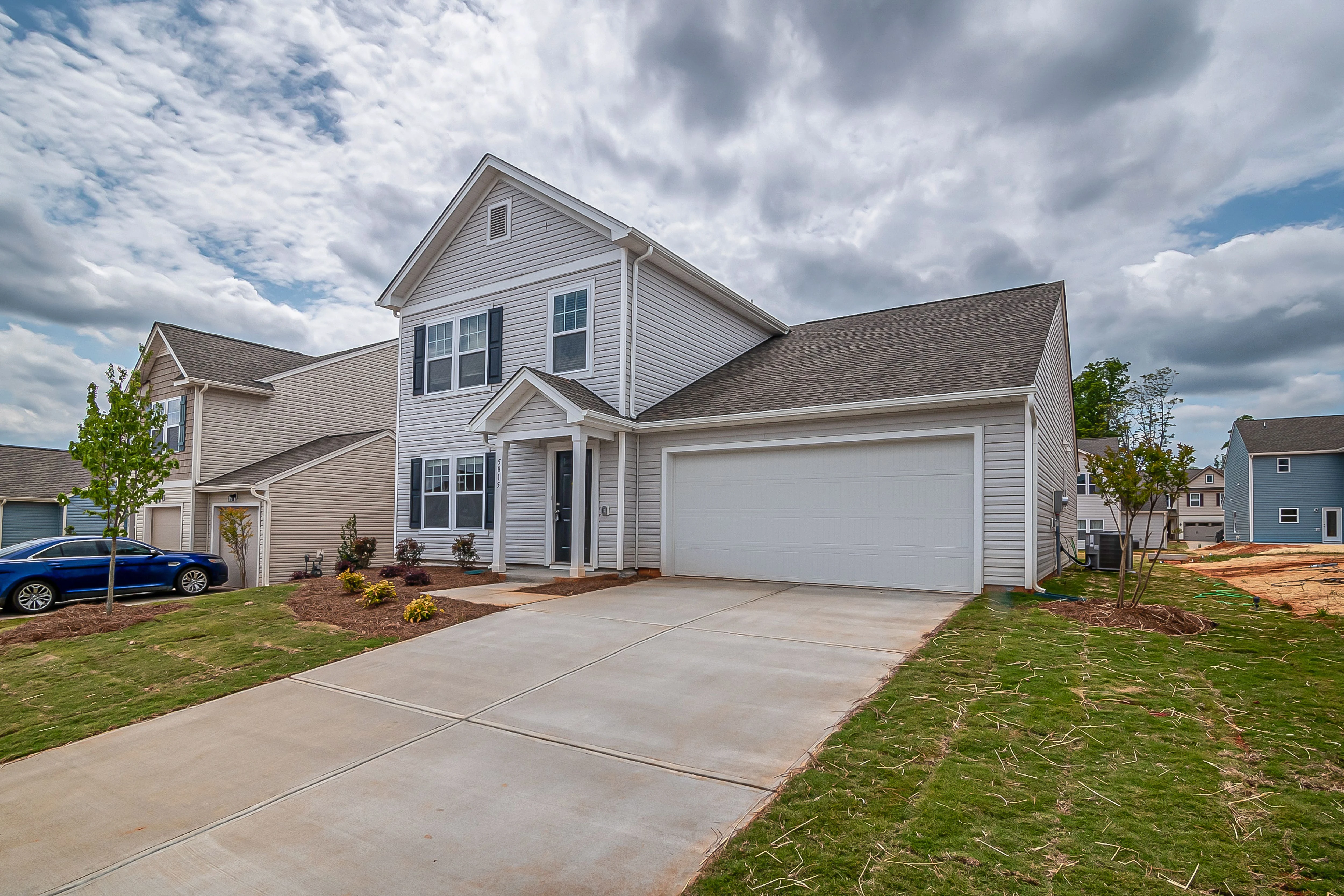 Residential garage door in Charlotte