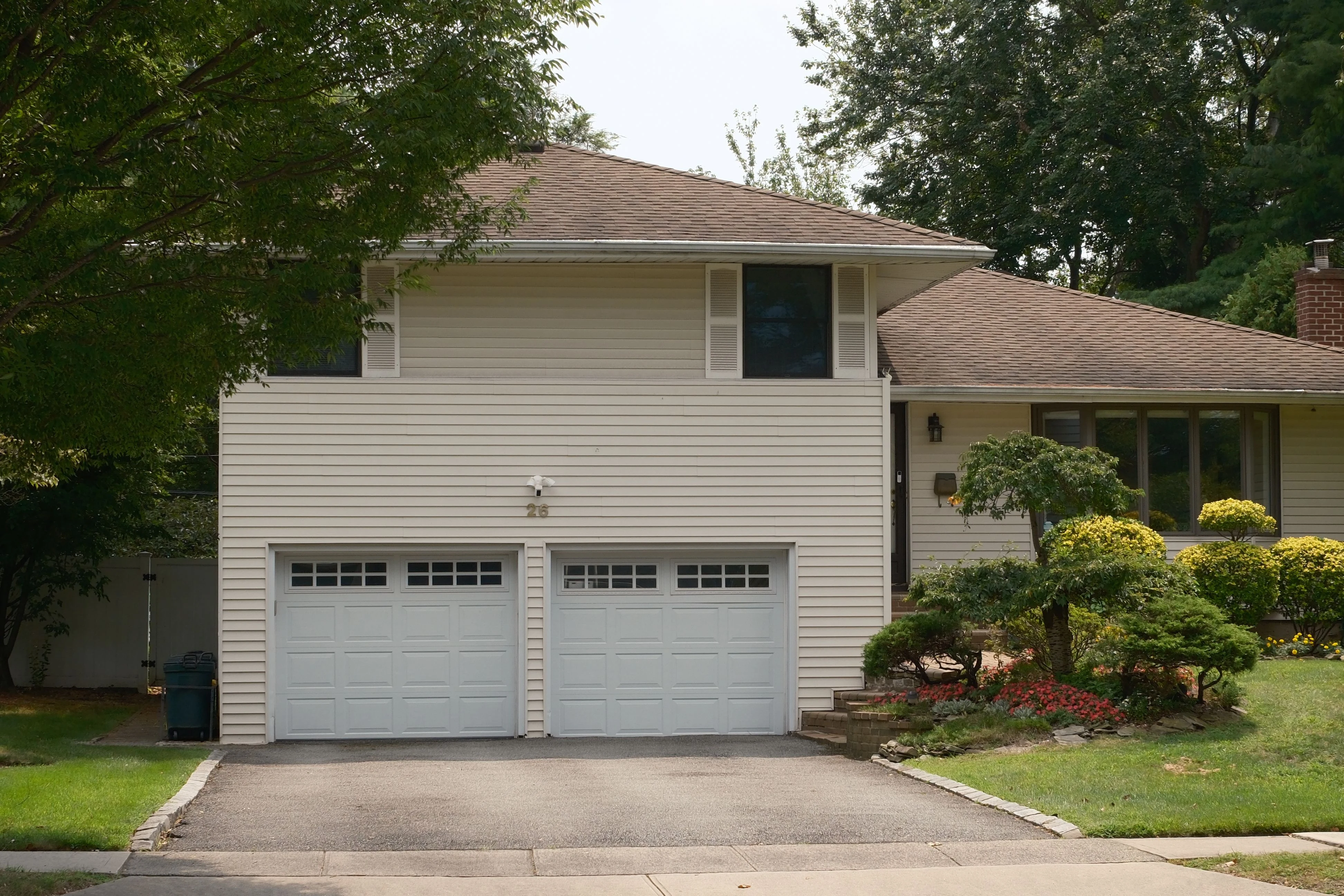 Residential garage door in Charlotte